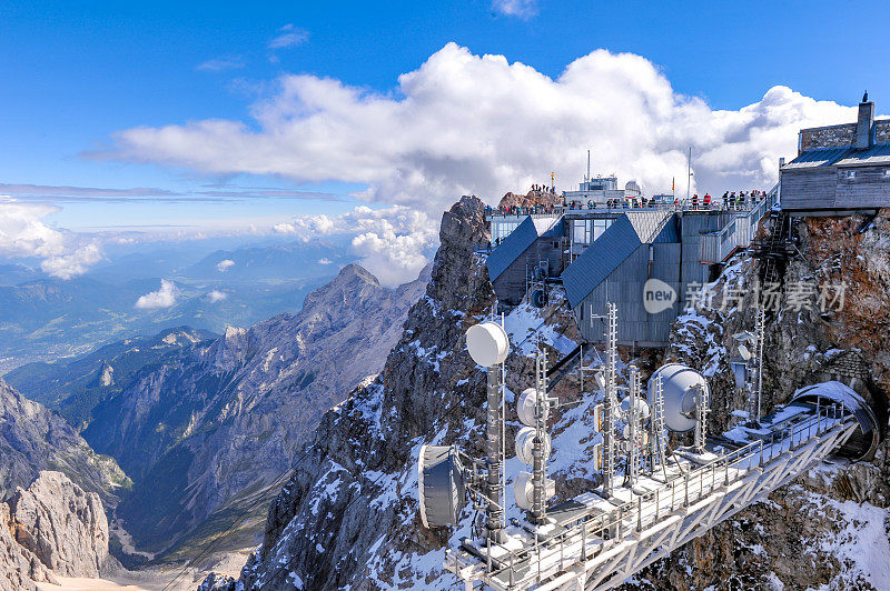 德国Garmisch-Partenkirchen Zugspitze峰会